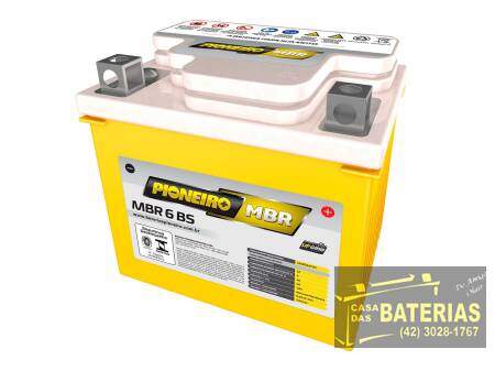  Bateria Pioneiro Moto 12v 6bs Especial Crf/ktm