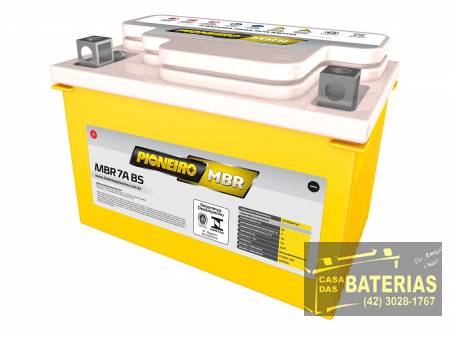  Bateria Pioneiro Moto 12v 7abs