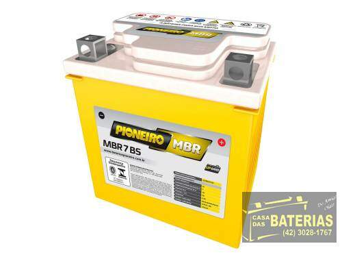  Bateria Pioneiro Moto 12v 7bs