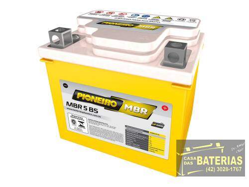  Bateria Pioneiro Moto 12v  5bs