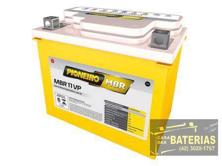  Bateria Pioneiro Moto 12v  11ah